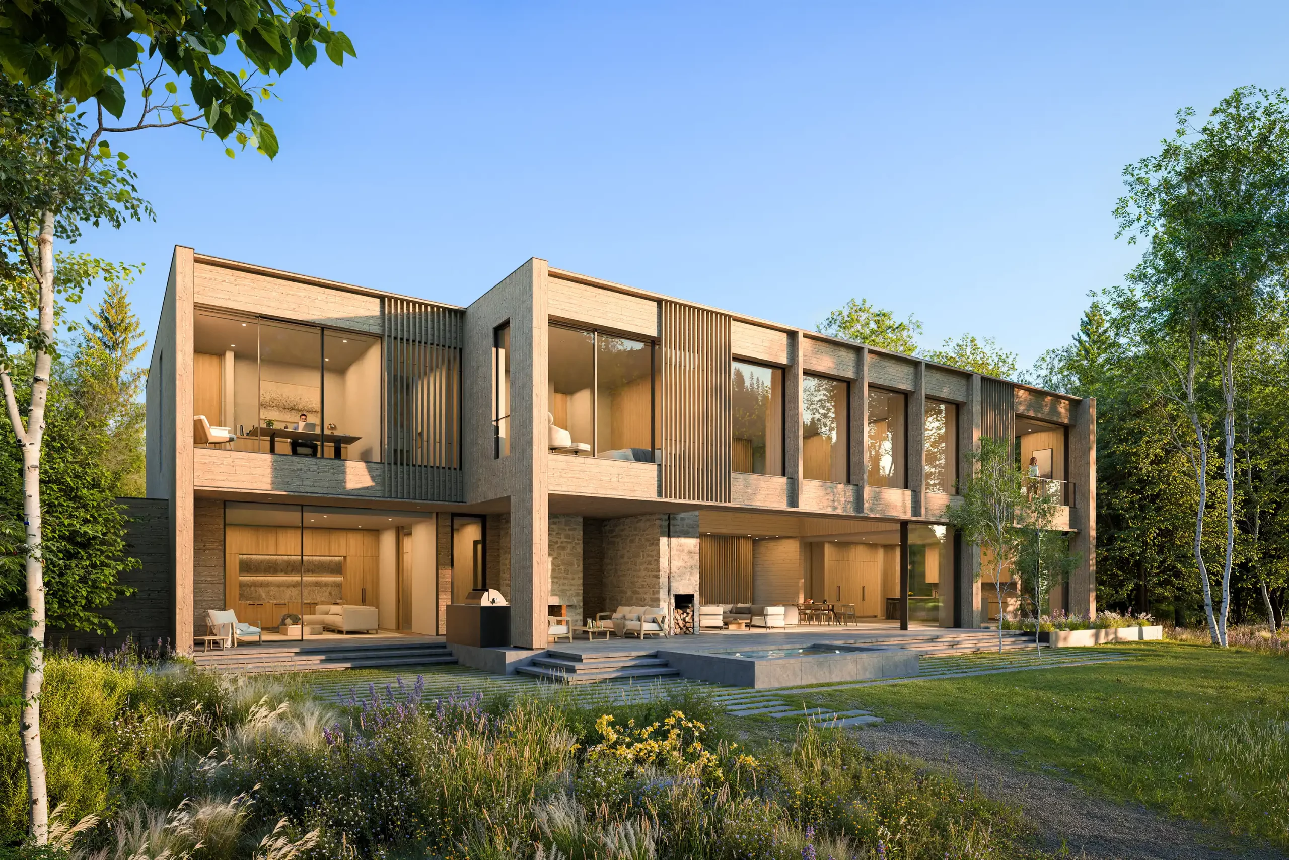 Ro_Rockett_Design_Sun_Valley_Cliff_House_BACKYARD FROM SW CLOSE